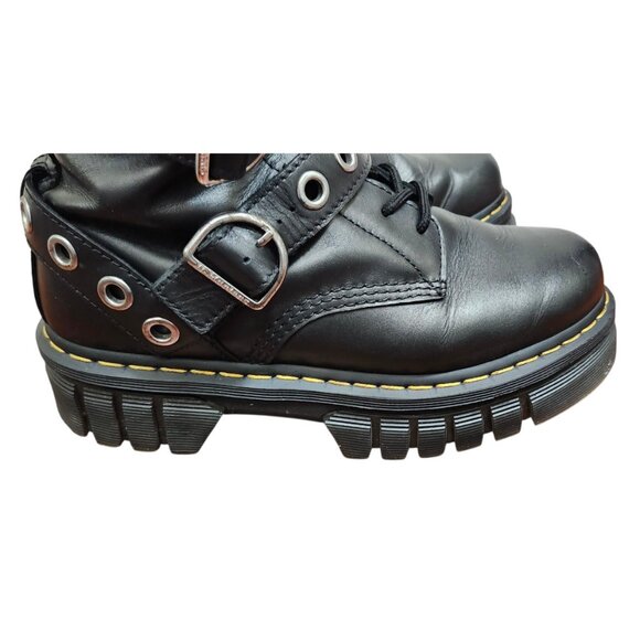 Dr Martens AUDRICK Hardware Leather Platform Boots Women's SOFT COMFORTABLE  10L - Picture 6 of 16